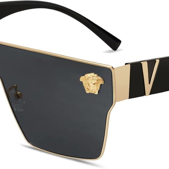 Accessories - Oversized Square Sunglasses Unisex UV Protected Polarized Trendy Fashion